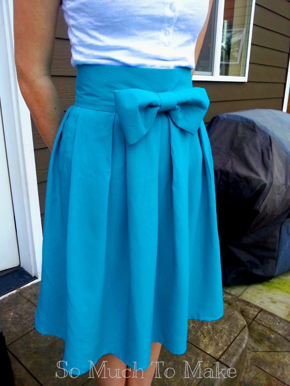 So Much To Make HighWaisted BoxPleat Skirt