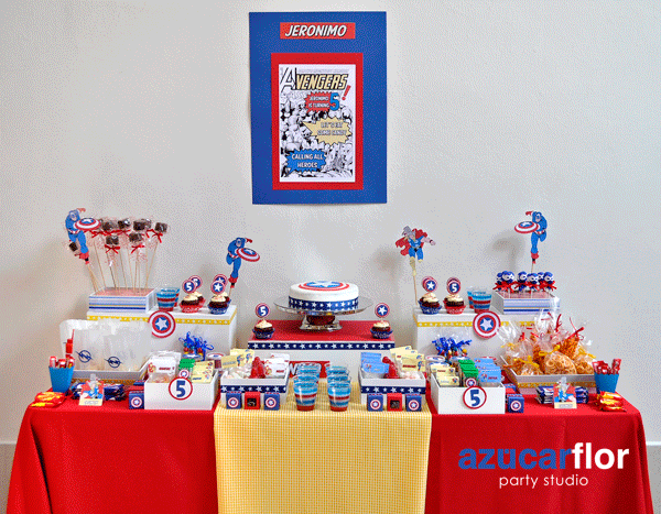 Avengers Party Candy Bar Avengers Party Candy Bar