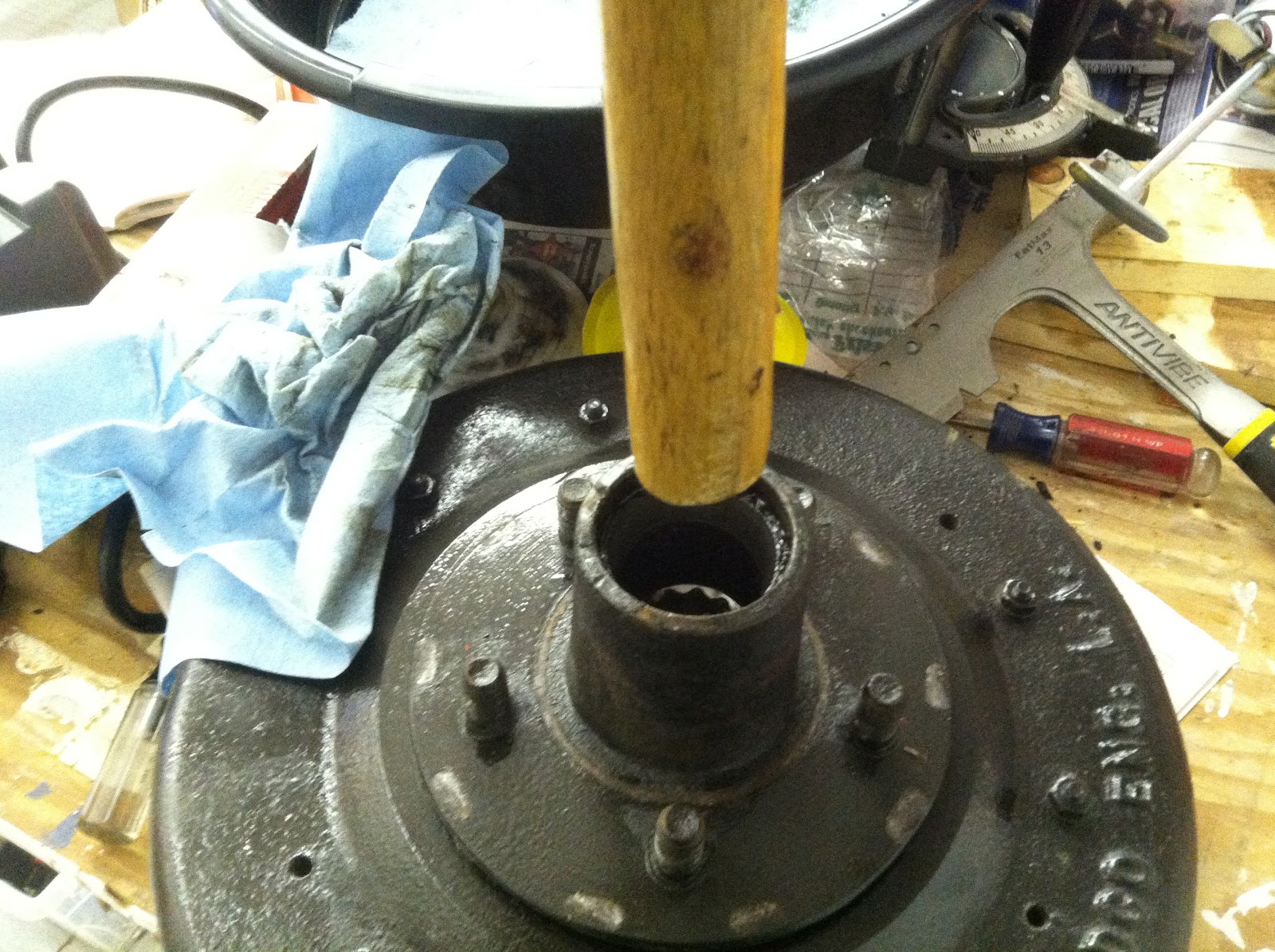 Vintage Trailer Restoration How to pack trailer bearings