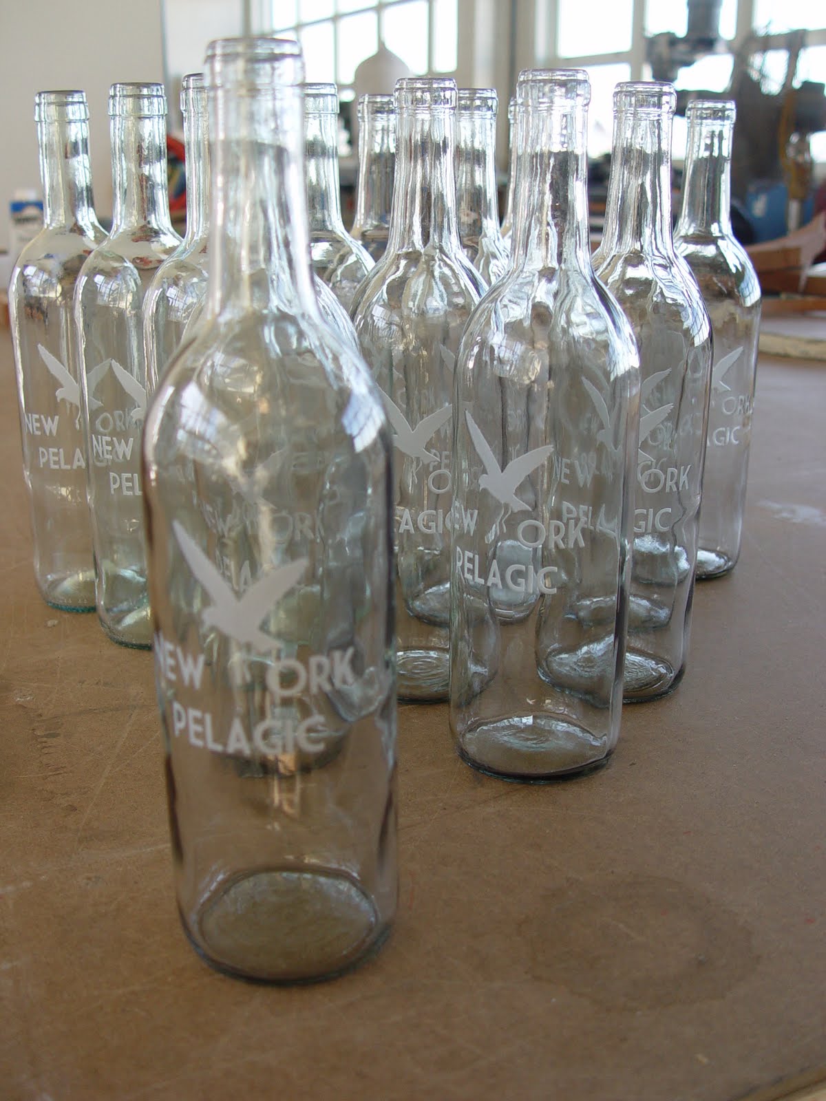 Etched Glass Engraved Bottles