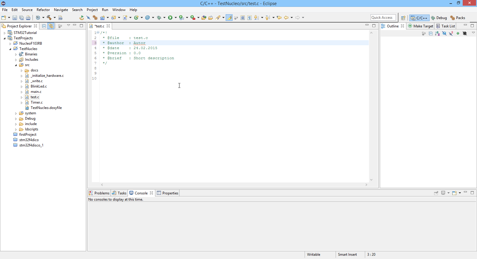 doxygen file header example doxygen file header example