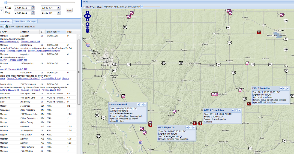 The Original Weather Blog More on Mapleton, IA Area Tornado