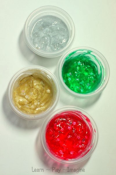 Gorgeous homemade paint recipe perfect for Christmas time - amazing sparkle and shine!