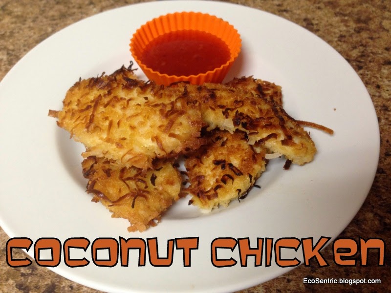 EcoSentric Coconut Chicken With Sweet Chili Sauce