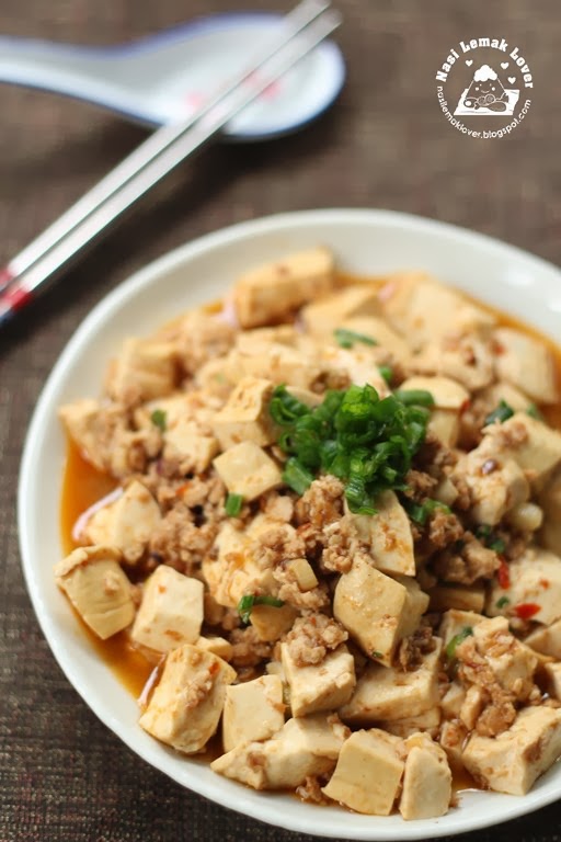 Nasi Lemak Lover Mapo Tofu (Spicy Chili Tofu with minced meat) 麻婆豆腐