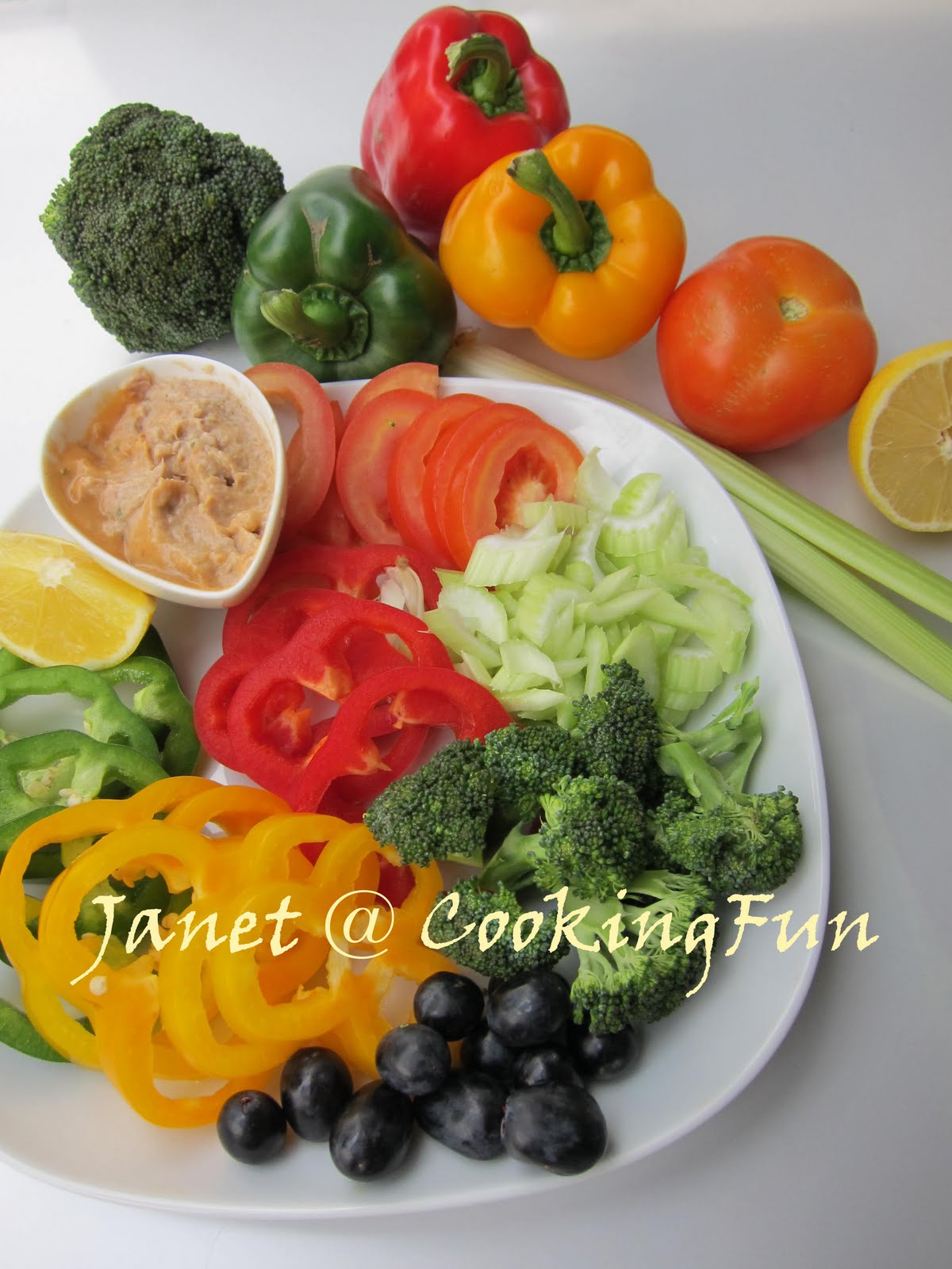 Wooi 's Blog EATING RAW THE RAINBOW SALAD and Food are Color