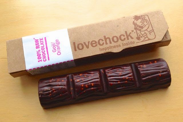 Lovechock - Raw Chocolate Bar - Goji/Orange