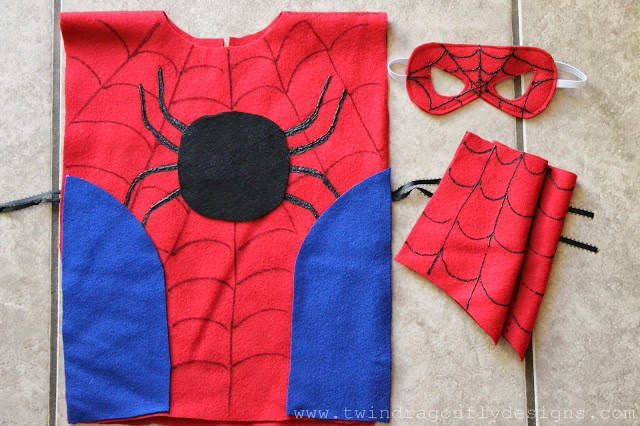 Kids Parties - Imagine Parteas: Spider man Costume - NO SEW DIY
