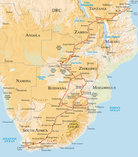 Туристический поезд Pride of Africa Маршрут Кейптаун  - Дар-эс-Салам