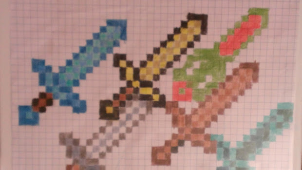minecraf on graph paper vtwctr minecraft on graph paper