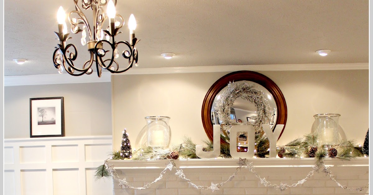 Christmas Bedroom Mantel