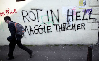 A graffiti sign on the Falls Road in Belfast last week. A graffiti sign on the Falls Road in Belfast last week.