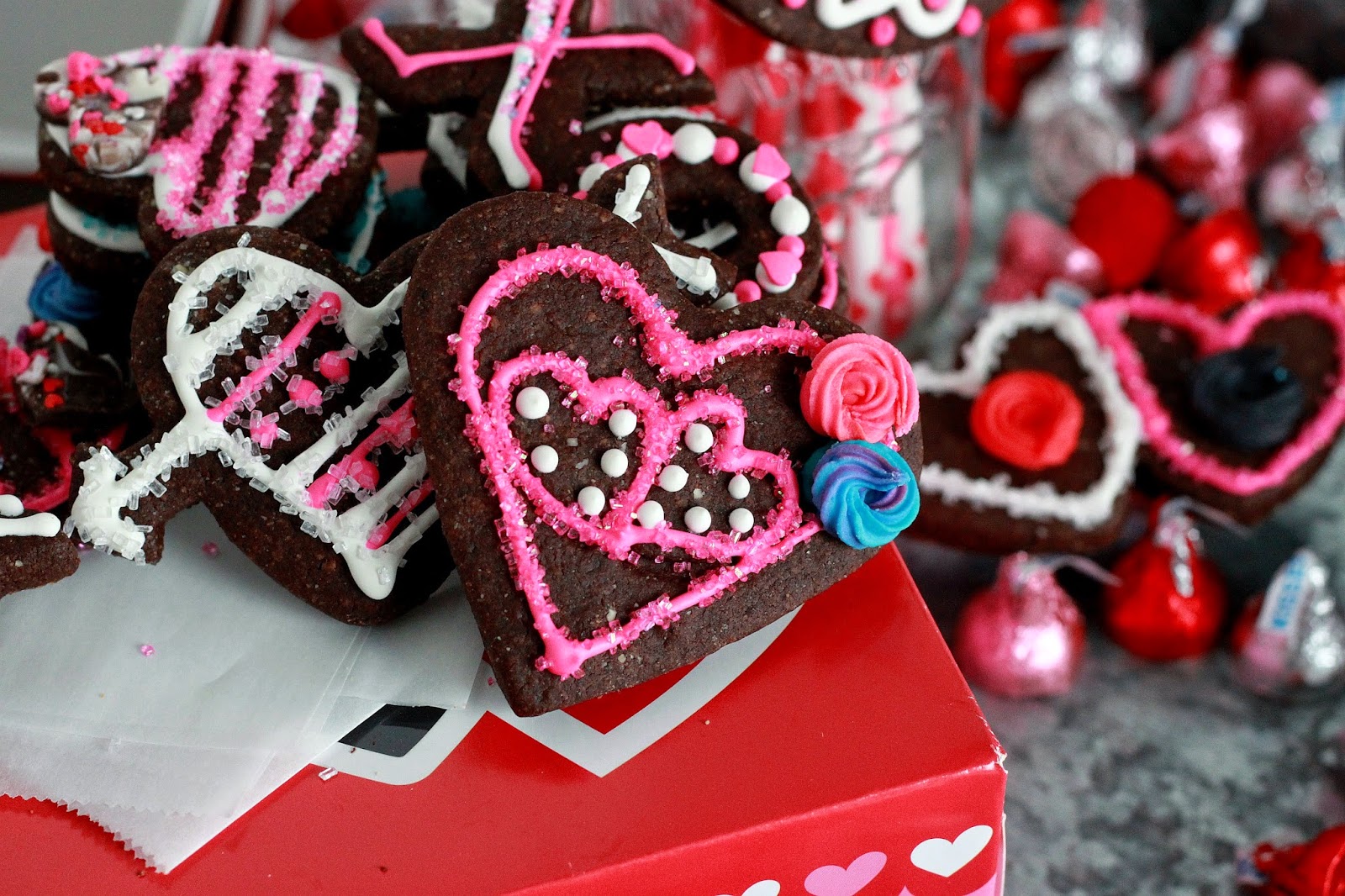 Feeding My Addiction Healthy Chocolate CutOut Cookies