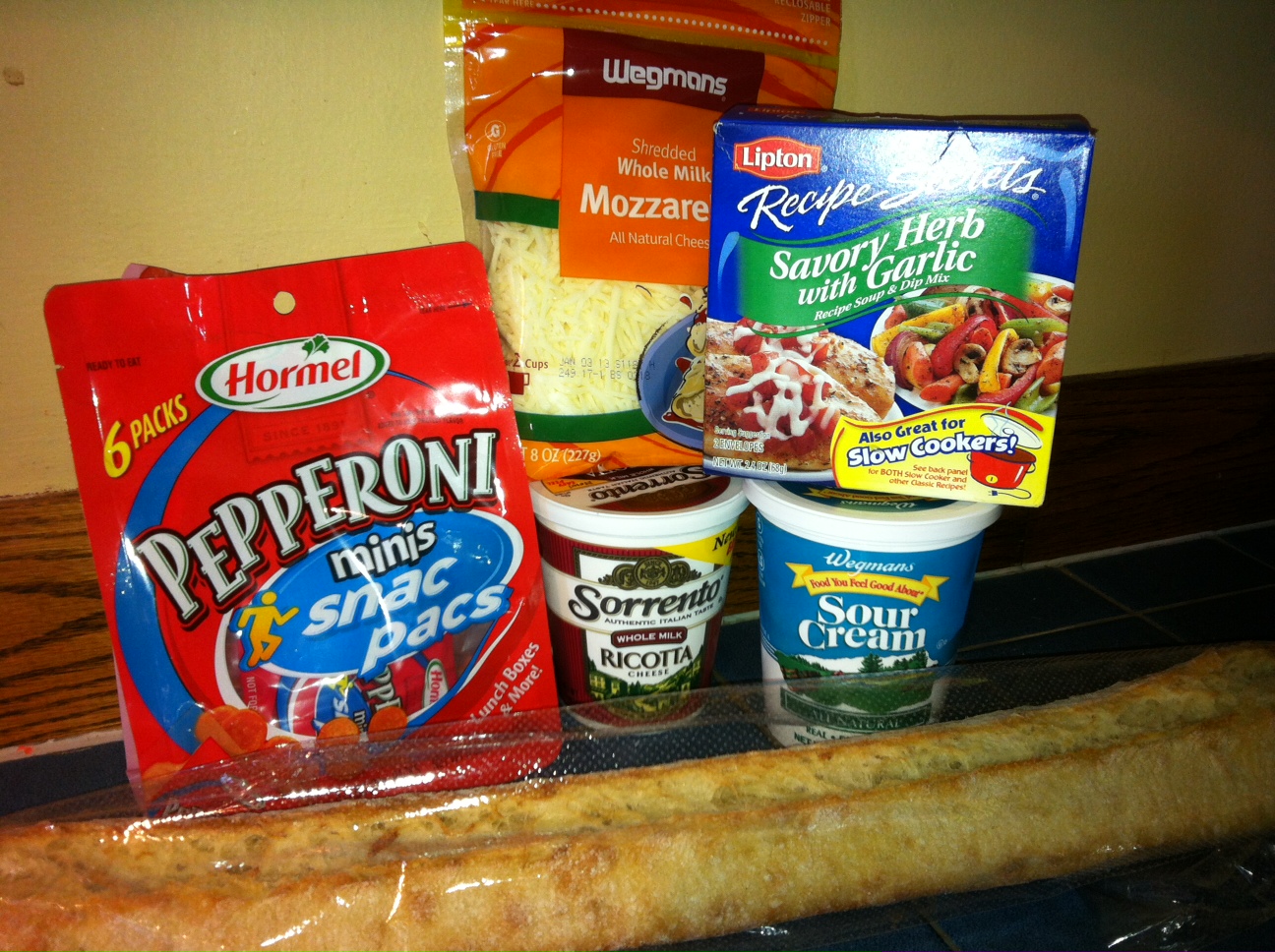 Live * Laugh * Eat White Pizza Dip