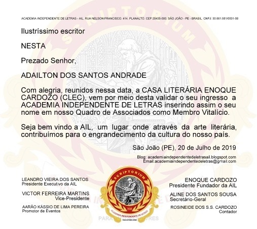 ACADEMIA INDEPENDENTE DE LETRAS (AIL)