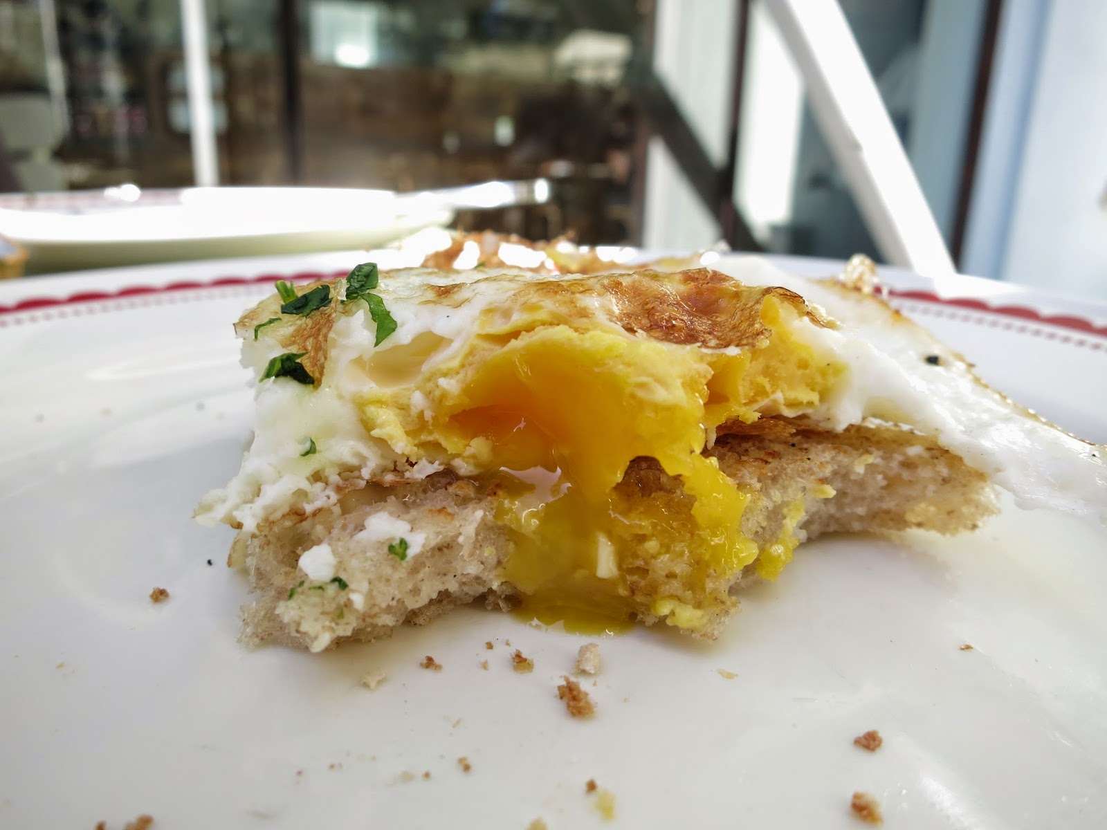 pieces of m The Perfect OverMedium Fried Egg! [FOOD]