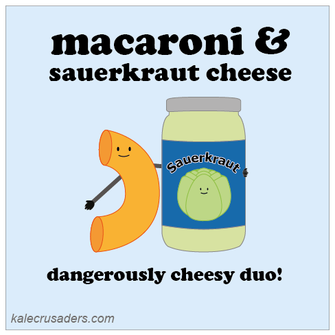 macaroni & sauerkraut cheese: dangerously cheesy duo! mac & shrews, vegan macaroni and cheese, vegan mac and cheese
