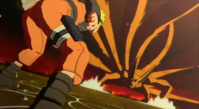 Naruto Shippuden Ultimate Ninja Storm 3 War Begins Game Trailer featuring Naruto versus Kyuubi Nine Tails Boss Battle