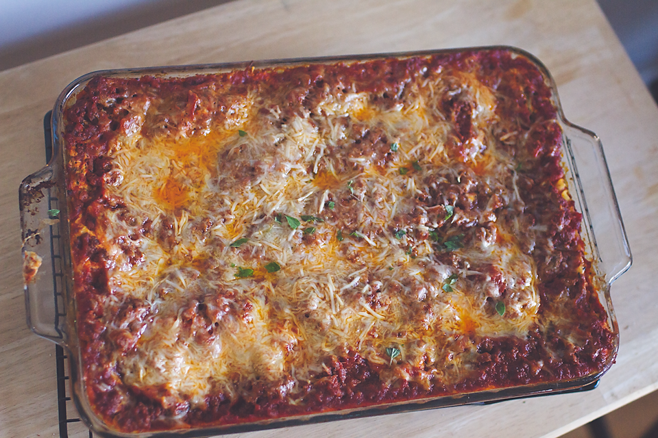 This Easy Lasagna Recipe is one of our holiday traditions. Ragu Pasta Sauce is always our number one choice for Italian cooking! This dish also freezes beautifully, and makes a great meal to give to family and friends when you want to share a freezer meal! 