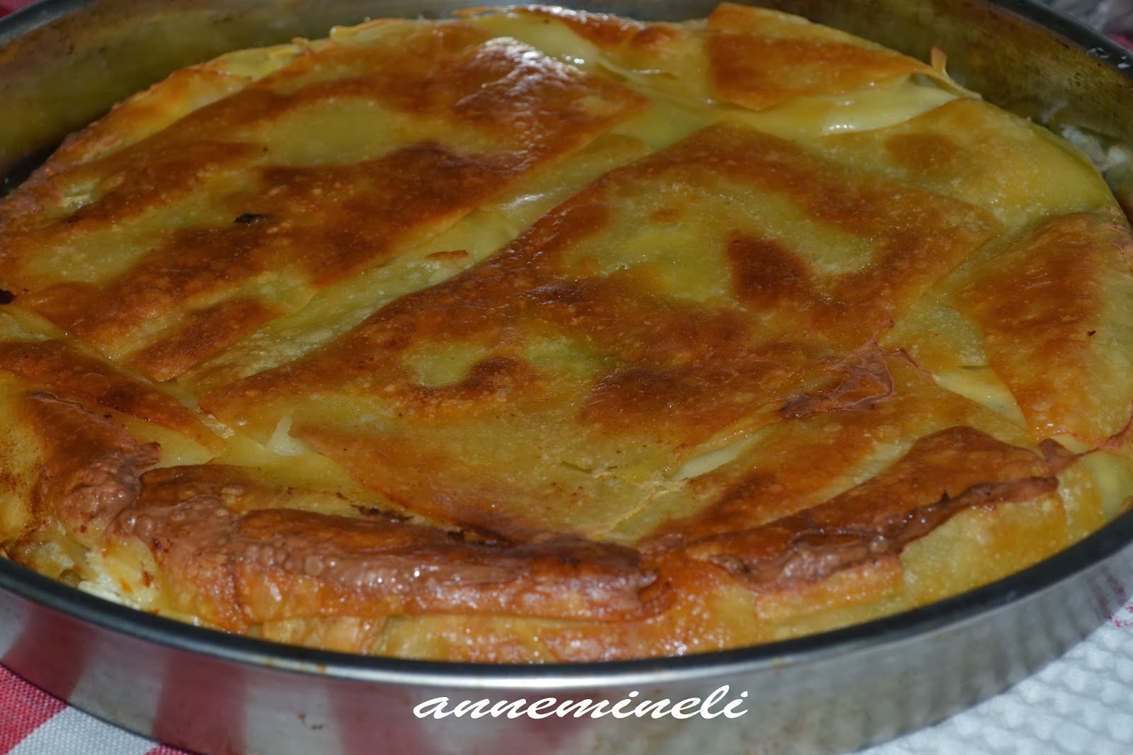 ANNEMİNELİ LAZANYADAN SU BÖREĞİ