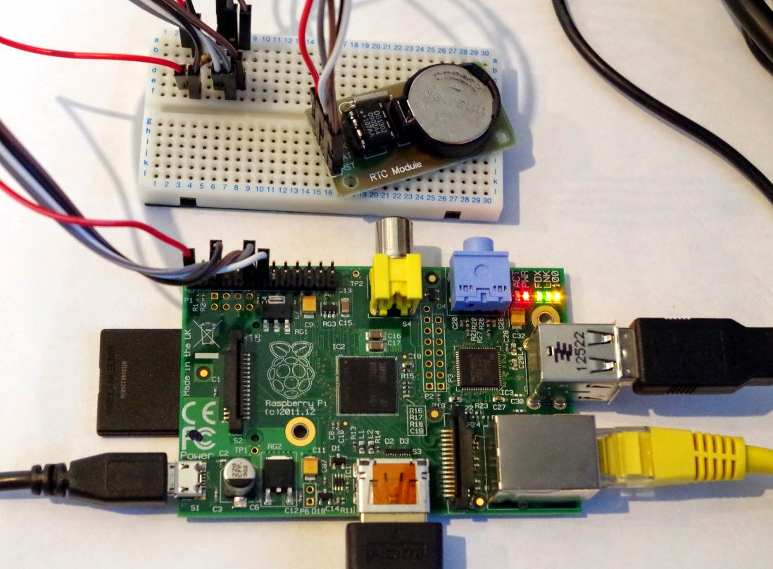 Captain Bodgit Real Time Clock for RaspberryPi