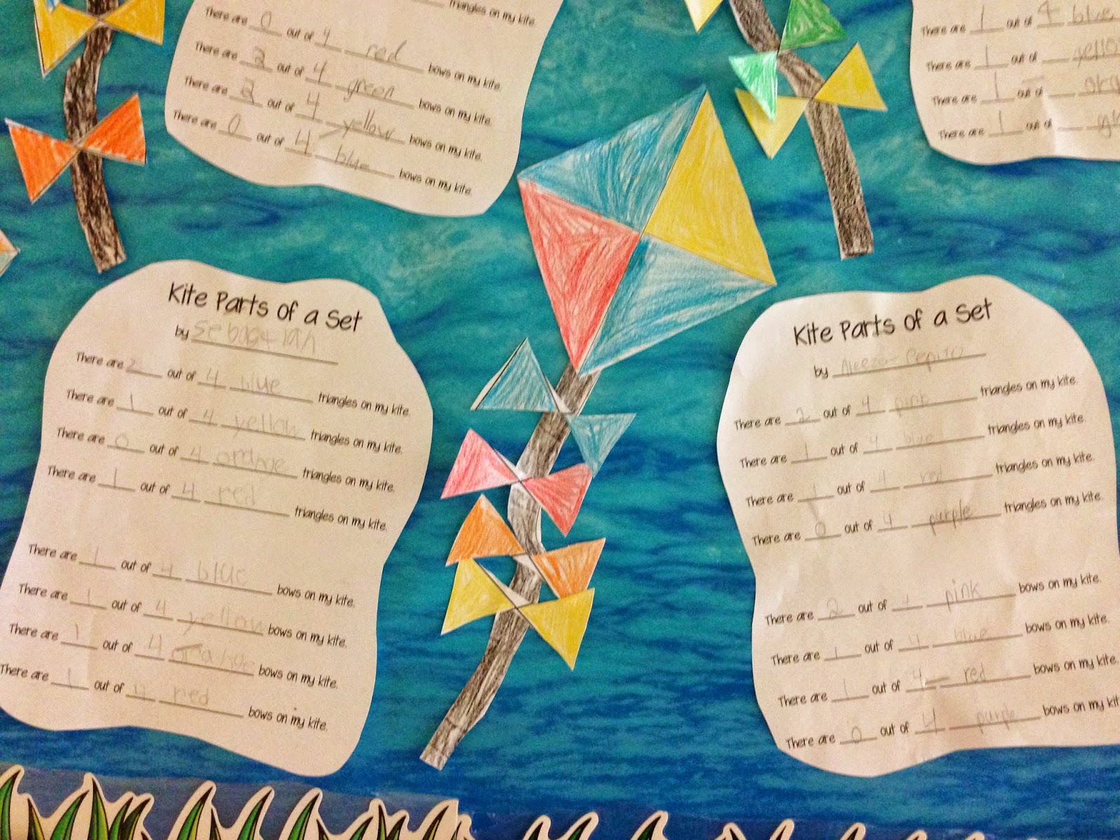 Blackboard An Elementary Education Blog Parts of a Set Kites