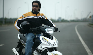 Yamaha motorcycle is very sweet