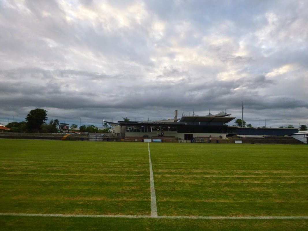 Der Fußball und seine Stadien! 28.01.2015 Lions Stadium, Brisbane