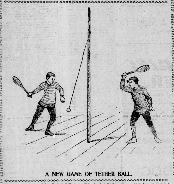 Early Sports and Pop Culture History Blog A Ball, a Pole, a Rope a