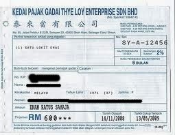 Beli Emas Pembeli Emas 916 Emas Pusaka Dan Surat Pajak Gadai 60192009855 Contoh Surat Pajak Gadai