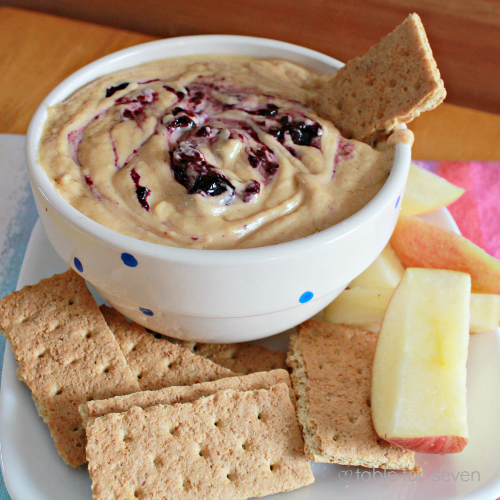 Warm Peanut Butter and Jelly Dip • Table for Seven