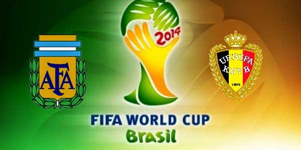 Hasil Skor Akhir: Argentina vs Belgia (Perempat Final) 8 Besar Piala Dunia 5 Juli 2014