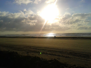 sol na praia do cassino