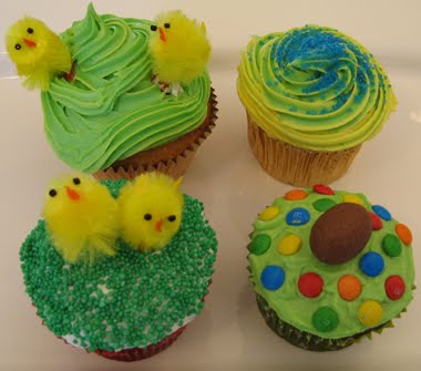 easter cupcakes decorations. decorate easter cupcakes ideas