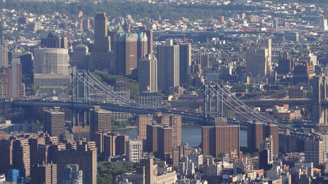New York CIty Empire State Brooklyn Bridge