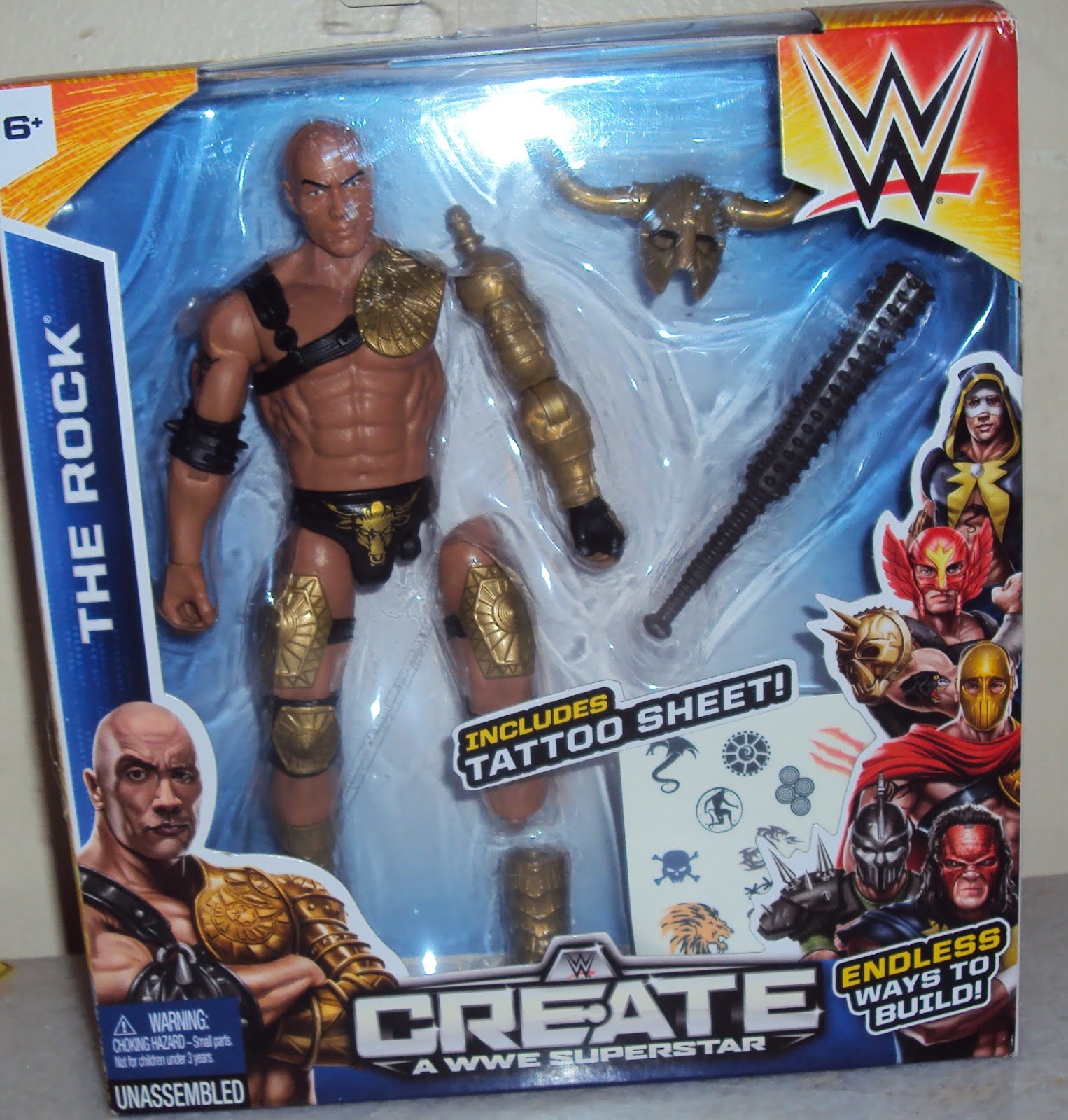 Action Figure Imagery Toy Reviews WWE Mattel Create a WWE Superstar