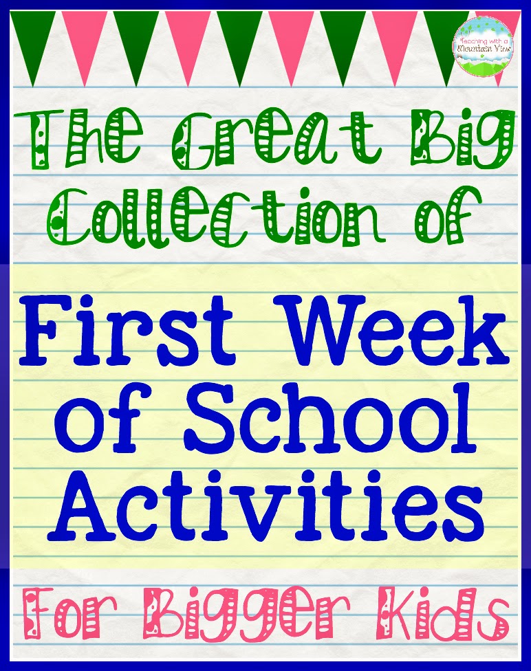 Preschool First Week Of School Crafts