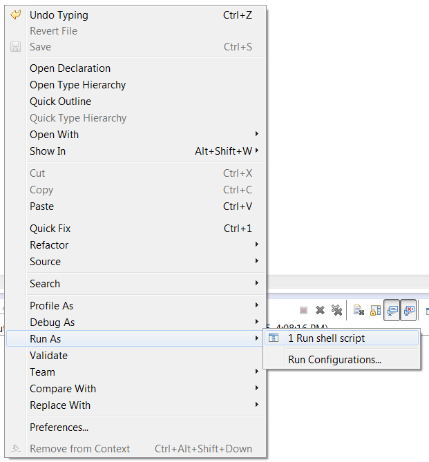 Phone and DefenseCoding.com : How to run Shell Script on Windows