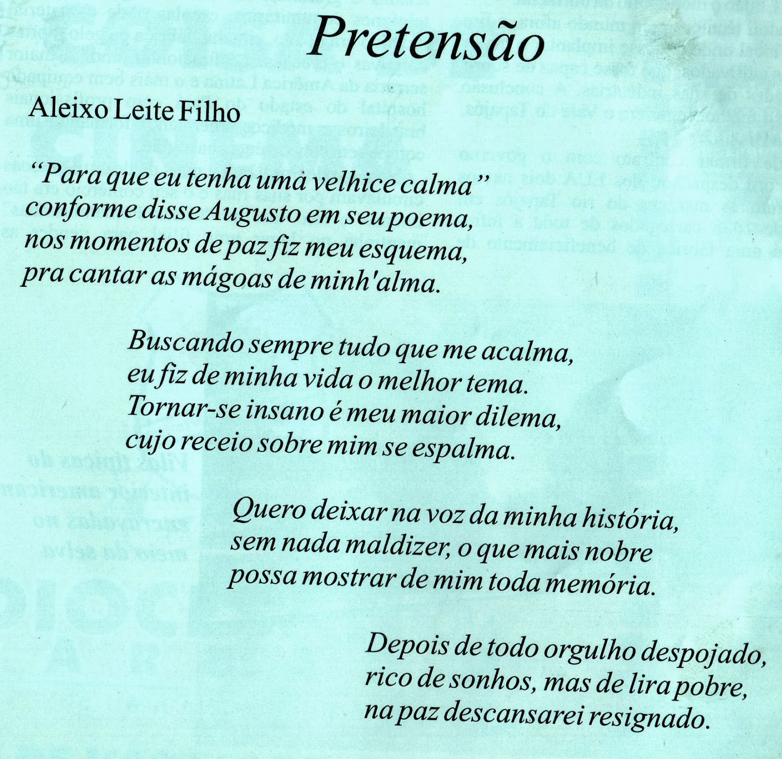 pretensão