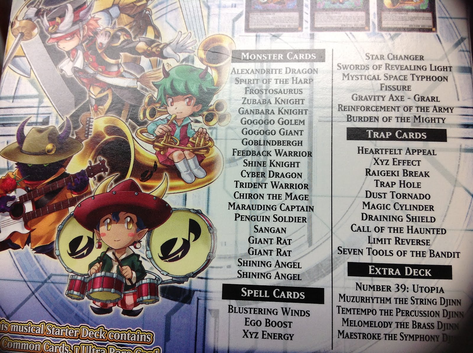 ' YuGiOh! 2012 Starter Deck Xyz Symphony