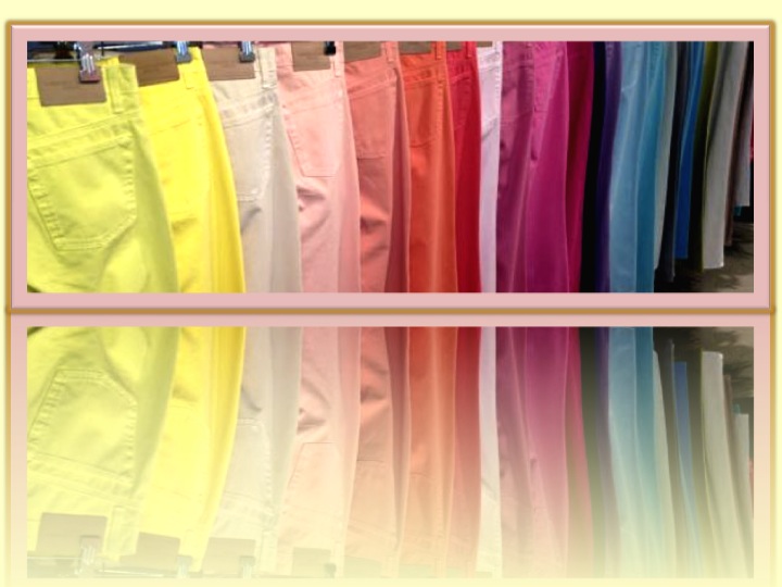 ROS.E. The color wheel for pastel colored denim.
