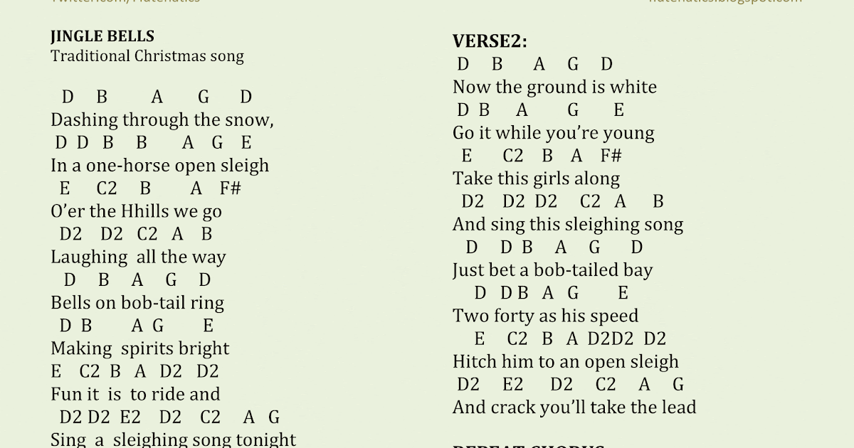 F l u t e n a t i c s JINGLE BELLS