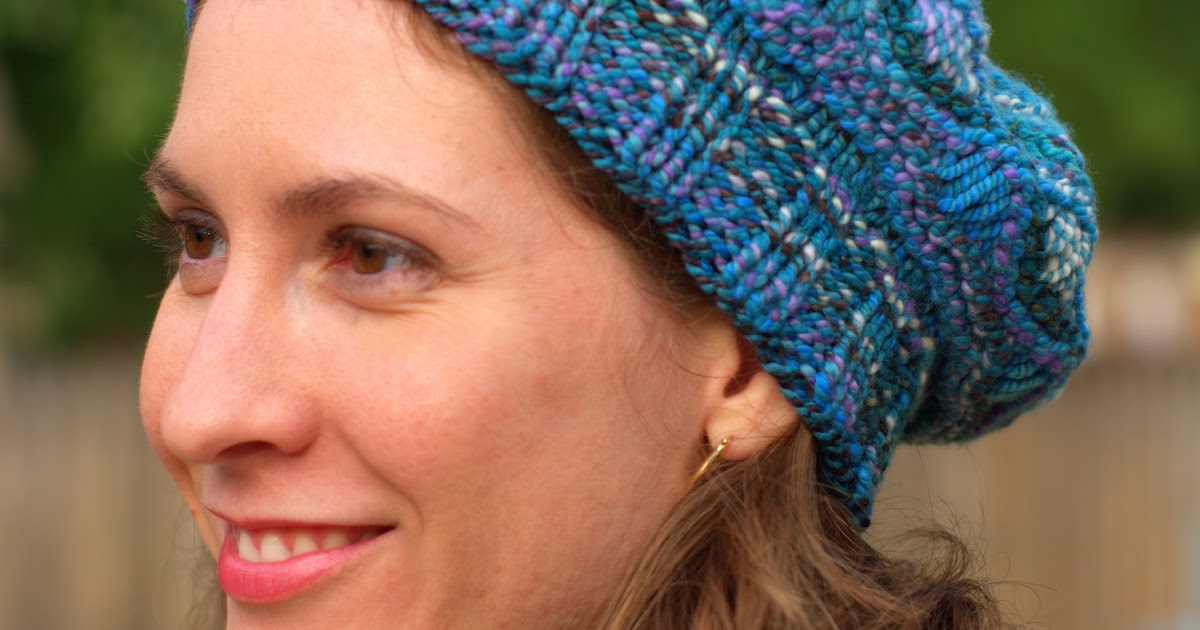 Today is a gift... Drop Stitch Tam Knitting Pattern