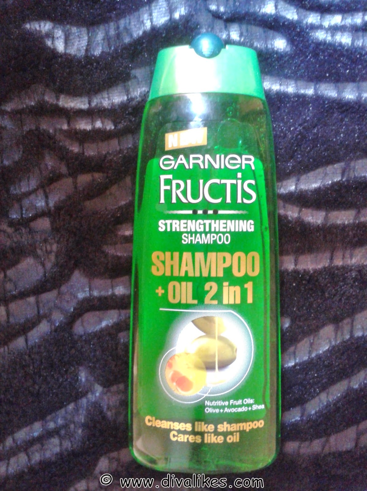Garnier Fructis Strengthening Shampoo + Oil 2 in 1 Review Diva Likes