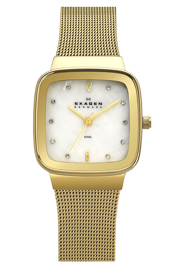 Boutique Malaysia: Skagen Women Square Mesh Strap Watch