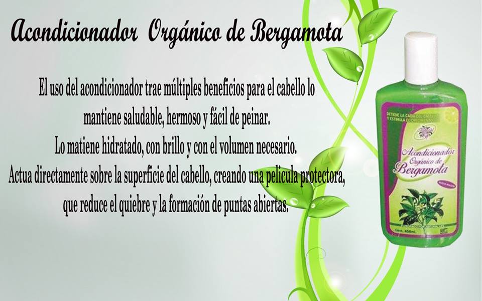 Tratamiento Orgánico Bergamota para estimular el crecimiento de Cabello