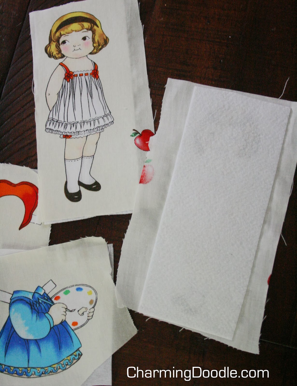 Charming Doodle...sew it, build it! DIY Fabric 'Paper' Dolls