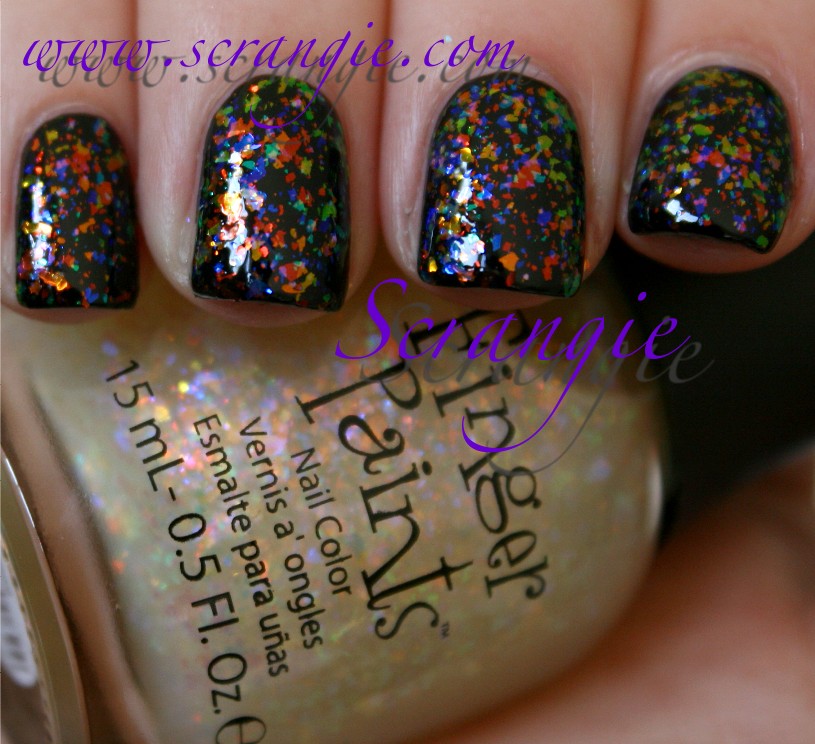 Scrangie Finger Paints Special Effects Flake Glitter Topcoat
