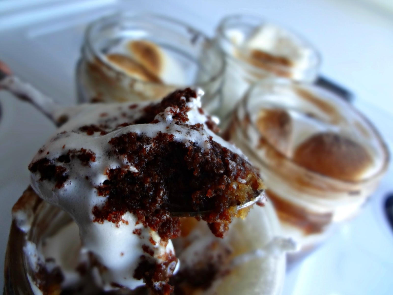 The Cooking Actress S'mores Cakes in Jars