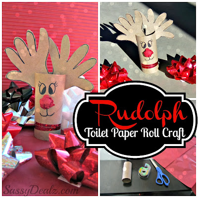 rudolph toilet paper roll craft